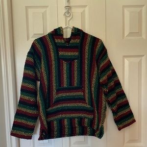 Knit reggae hoodie